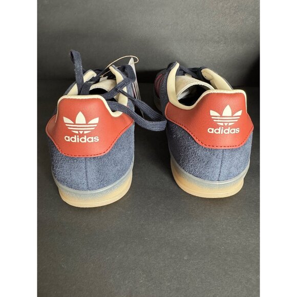 NEW Adidas Gazelle Indoor Sneaker Legend Ink Preloved Ruby White Men's US 12 - Picture 6 of 8